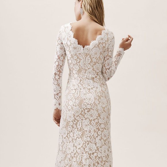 BHLDN Tadashi Shoji Miraval Gown Size 4 14 - Picture 3 of 7